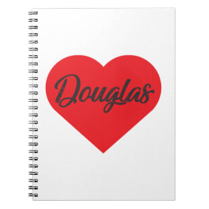 I Love Douglas Notebook