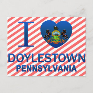 I Love Doylestown, PA Postcard