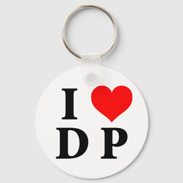 I Love DP Key Ring (Front)