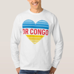 I Love DR Congo, Congo-Kinshasa Heart T-Shirt