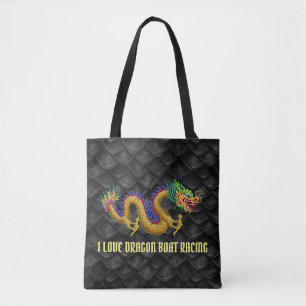 I love Dragon Boat Racing Tote Bag