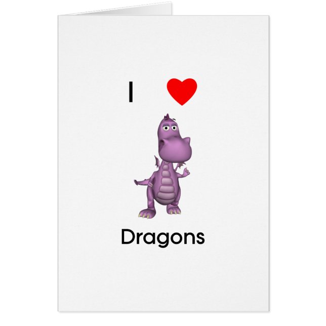 I love dragons (Front)