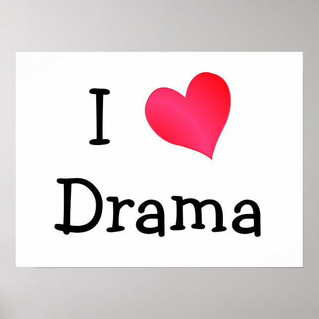 I Love Drama Poster (Front)