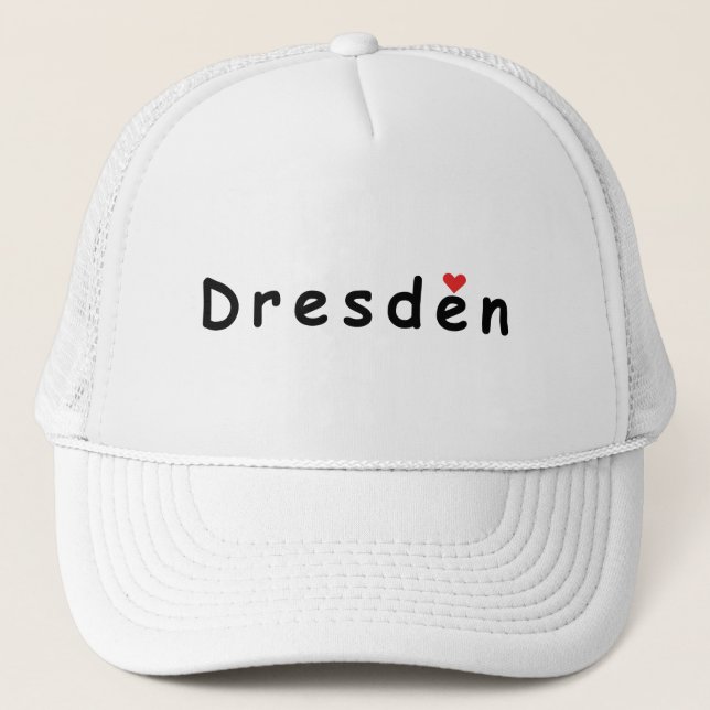 I love Dresden Germany Trucker Hat (Front)