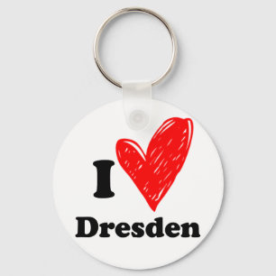 I love Dresden Key Ring