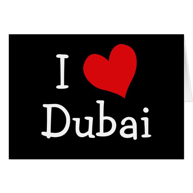 I Love Dubai (Front Horizontal)