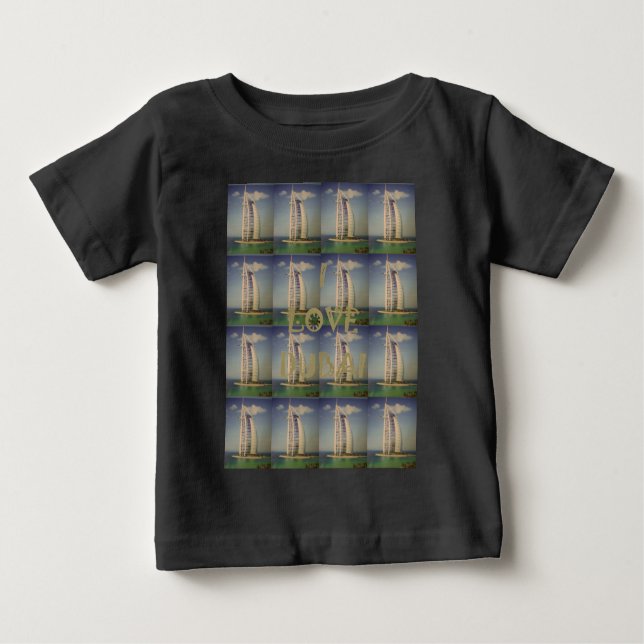 I Love Dubai Baby T-Shirt (Front)