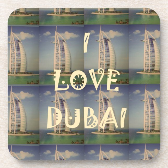 I Love Dubai Coaster (Front)