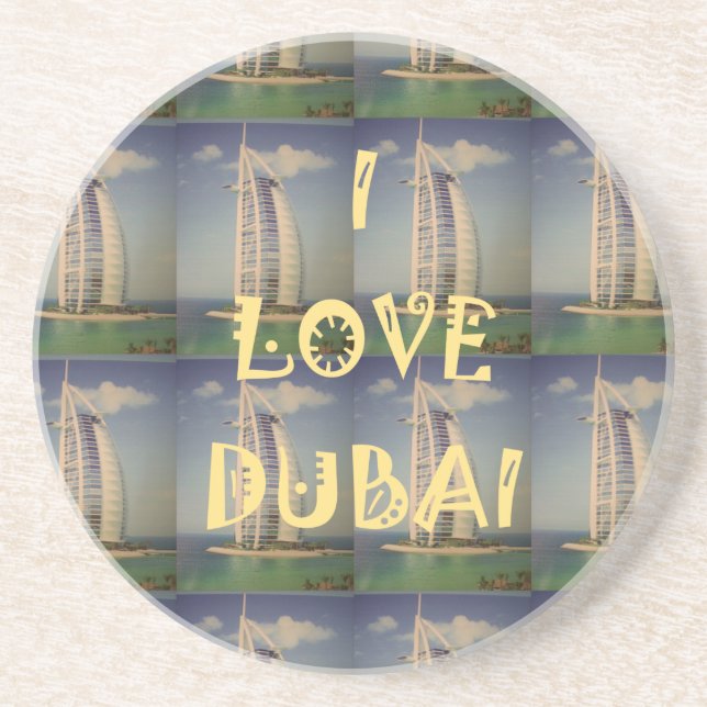 I Love Dubai Coaster (Front)