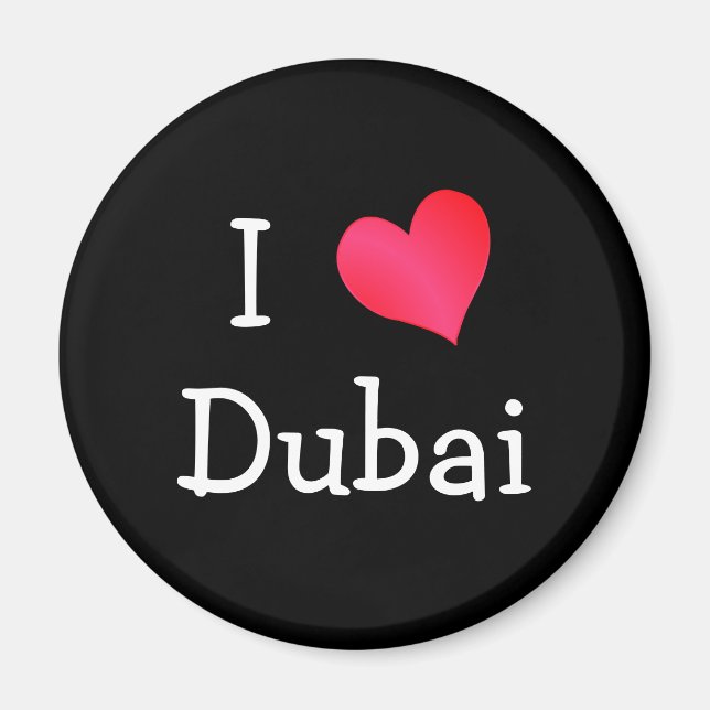 I Love Dubai Magnet (Front)