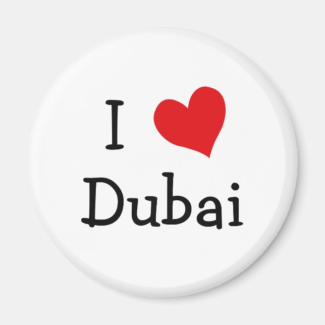 I Love Dubai Magnet (Front)
