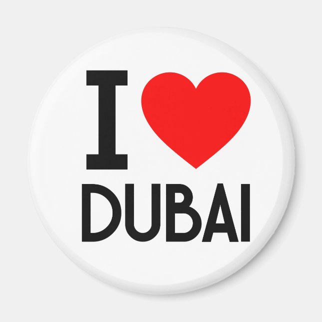 I Love Dubai Magnet (Front)