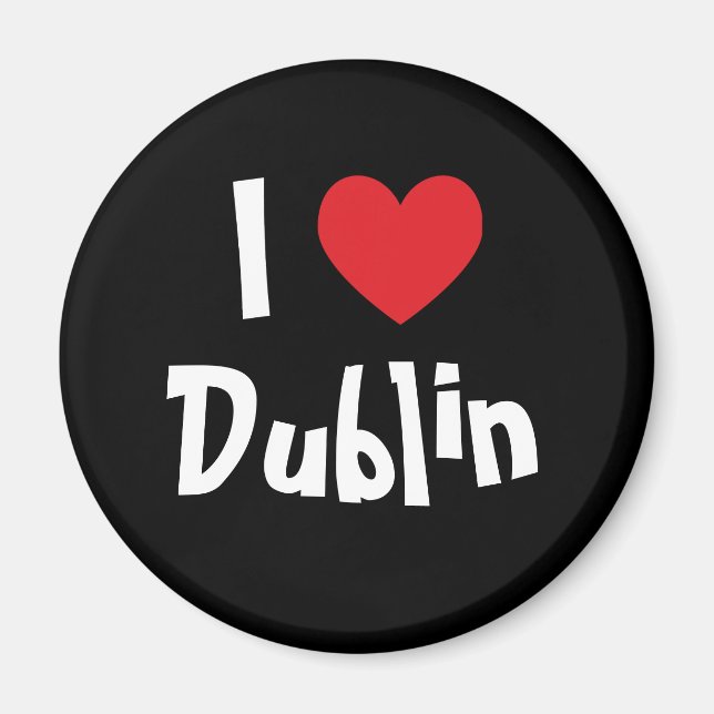 I Love Dublin Magnet (Front)