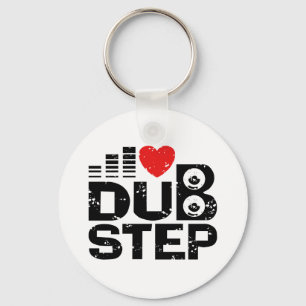 I Love Dubstep Key Ring