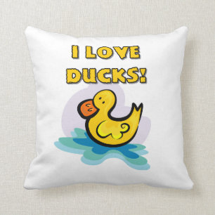 I Love Ducks Cushion