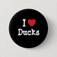 I love Ducks heart custom personalised