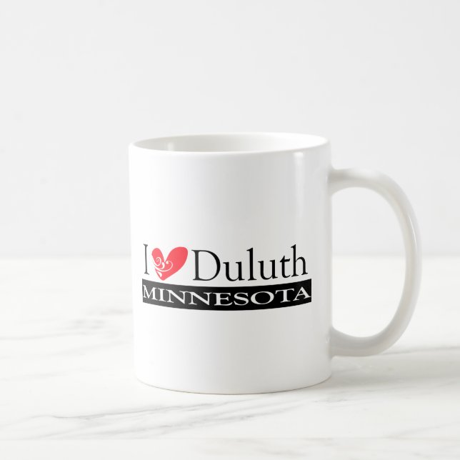 I Love Duluth Minnesota Coffee Mug (Right)