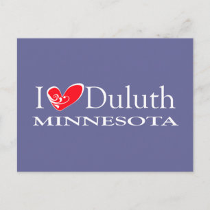 I Love Duluth Minnesota Postcard
