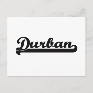 I love Durban South Africa Classic Design Postcard