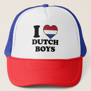 I love Dutch Boys Trucker Hat