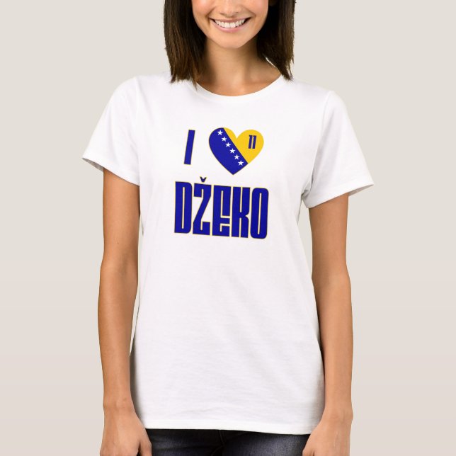 I Love Dzeko T-Shirt (Front)