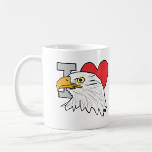 I Love Eagles Coffee Mug