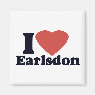 I Love Earlsdon Fridge Magnet
