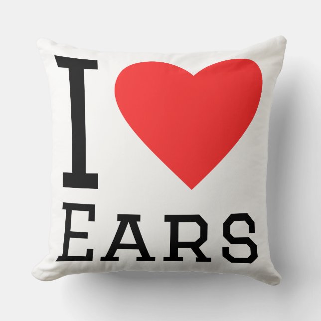 I love ears cushion (Front)