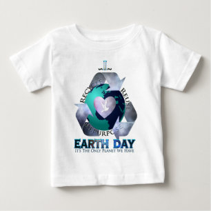 I Love Earth Day Baby T-Shirt