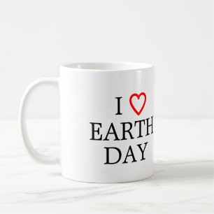 I Love Earth Day Coffee Mug
