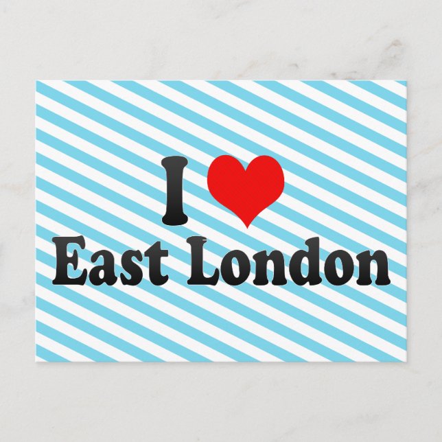 I Love East London, South Africa Postcard (Front)