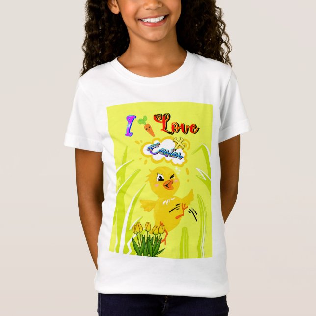 I Love Easter T-Shirt (Front)