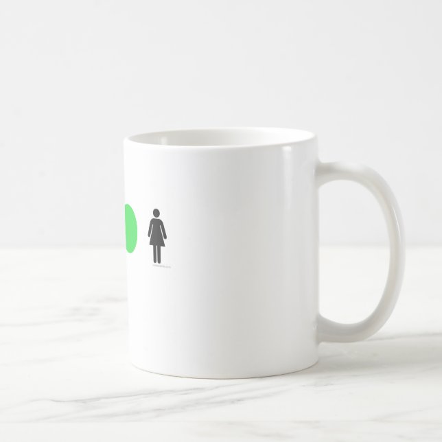 I love easy women coffee mug (Right)