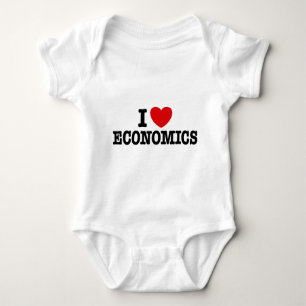 I Love Economics Baby Bodysuit
