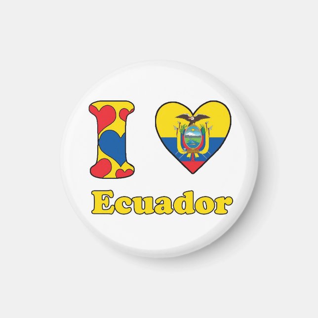 I love Ecuador Magnet (Front)