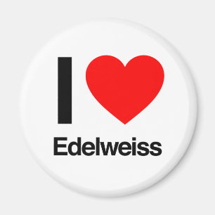 i love edelweiss magnet