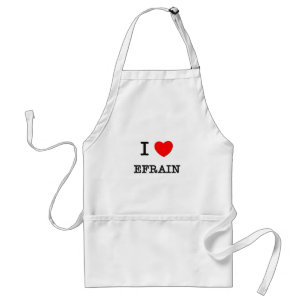 I Love Efrain Standard Apron