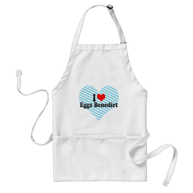 I Love Eggs Benedict Standard Apron (Front)