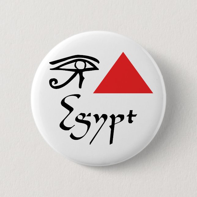 I Love Egypt 6 Cm Round Badge (Front)