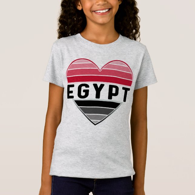 I Love Egypt, Egyptian Heart T-Shirt (Front)