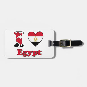I love Egypt Luggage Tag