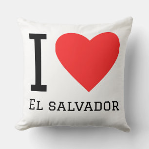 I love el salvador cushion