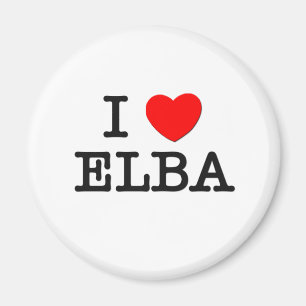 I Love Elba Magnet