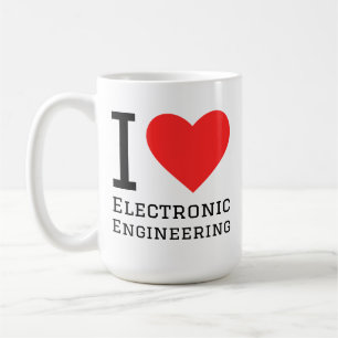 I love electronic engineering coffee mug