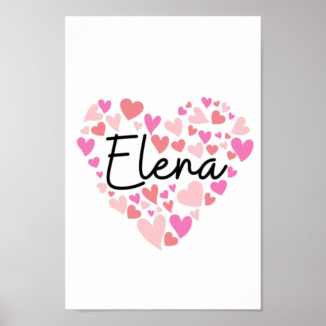 I love Elena Poster (Front)