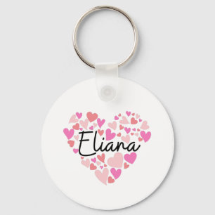 I love Eliana Key Ring