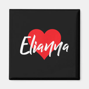 I Love Elianna First Name Magnet
