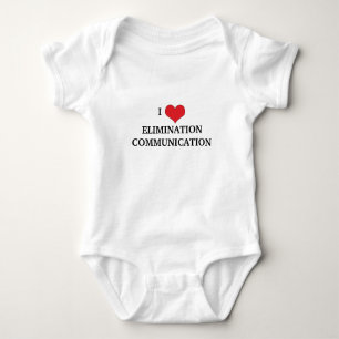 I Love Elimination Communication Baby Bodysuit