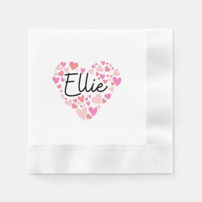I love Ellie Napkin (Front)