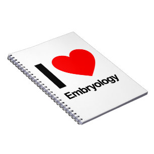 i love embryology spiral notebook